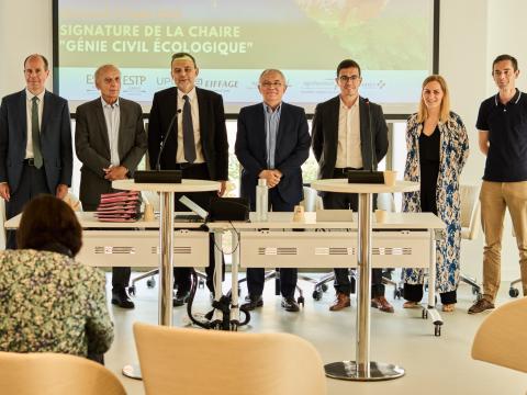 Signature de la Chaire génie civil écologique Signature de la Chaire génie civil écologique