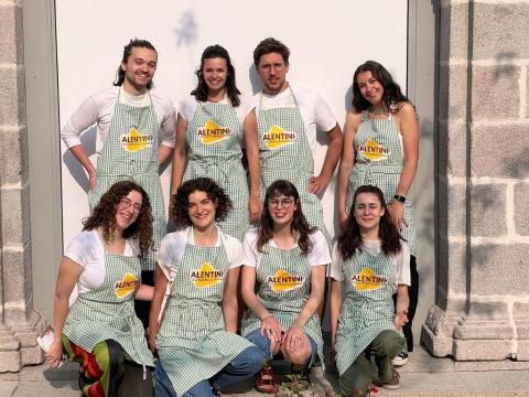 Photographie de l'équipe Alentrini Ecotrophelia 2023